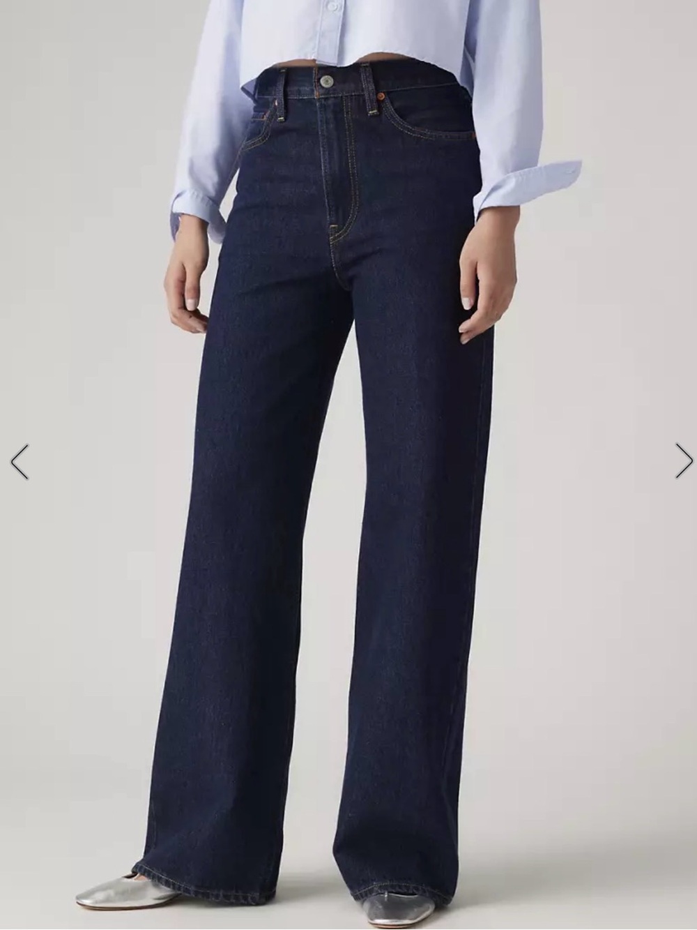 Levi’s Dark Blue Straight-Leg Jeans